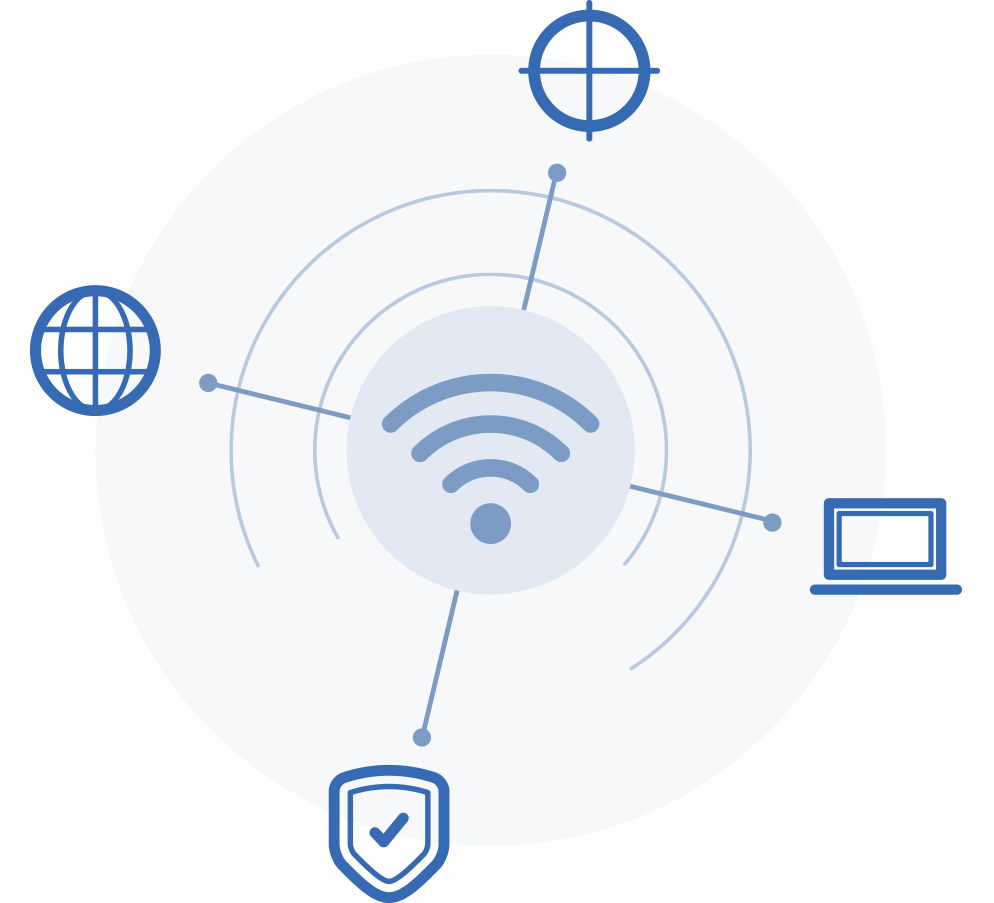 illustrazione wifi illustrazione